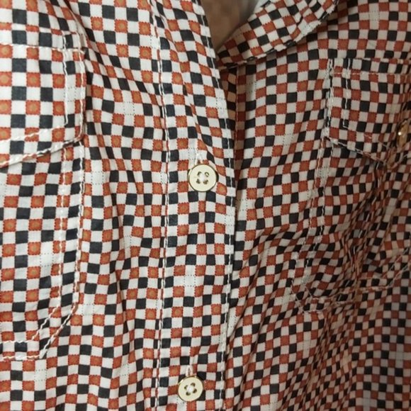 Tory Burch cotton linen button down dress - Picture 2 of 3